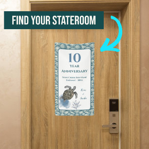 Elegant Cruise Door Decor Sign  Anniversary