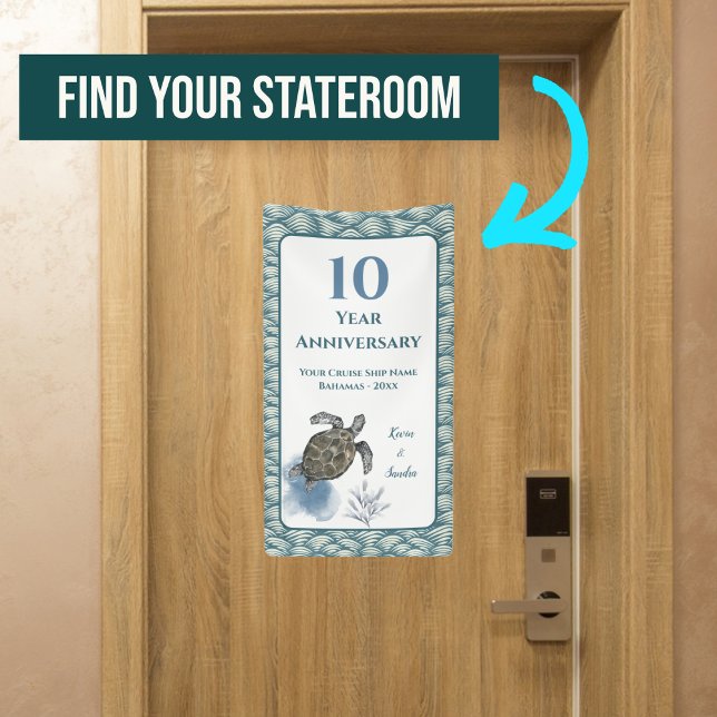 Elegant Cruise Door Decor Sign  Anniversary (Creator Uploaded)