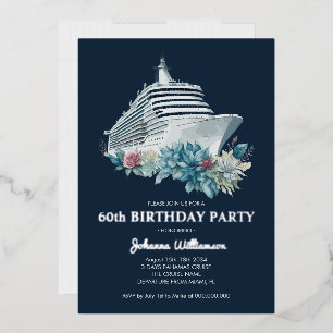 Elegant Cruise Trip Women 60th Birthday Party
