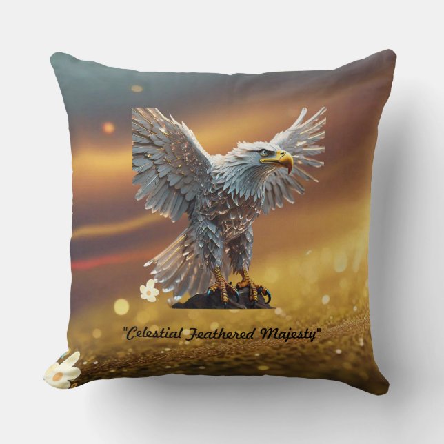 "Elegant Crystal Majesty" Cushion (Front)