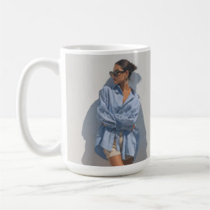 Elegant Custom Add Your Own Photo womens Coffee Mug