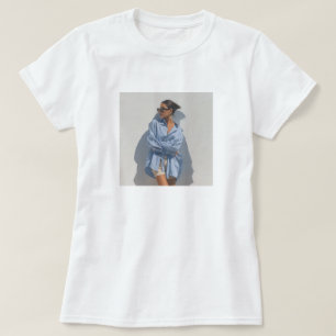 Elegant Custom Add Your Own Photo womens T-Shirt