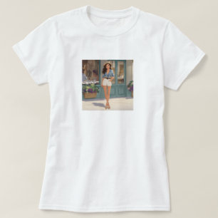 Elegant Custom Add Your Own Photo womens T-Shirt