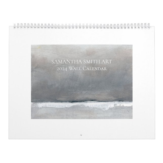 Elegant Custom Artist Calendar Template (Cover)