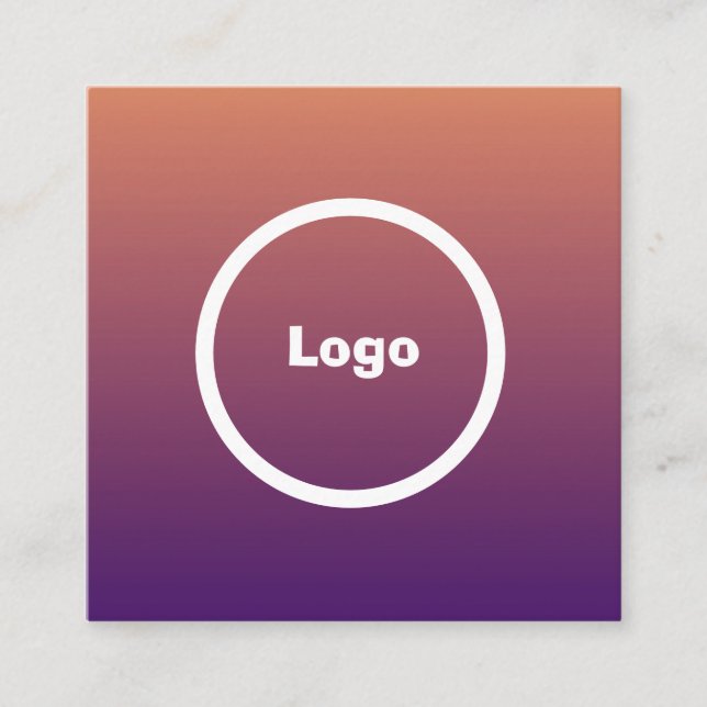 Elegant Custom Business Card (Front)