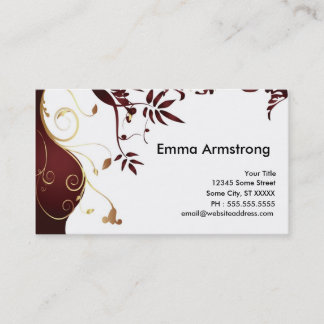 Elegant Custom Business Card