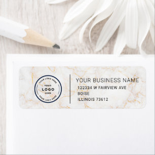 Elegant Custom Business Return Address Labe