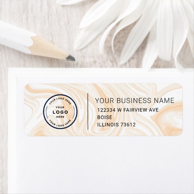 Elegant Custom Business Return Address Labe (Insitu)