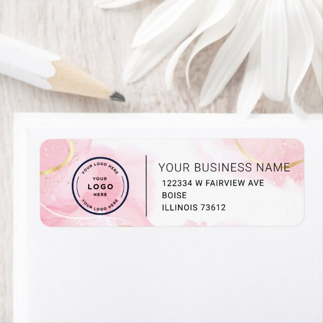 Elegant Custom Business Return Address Label (Insitu)
