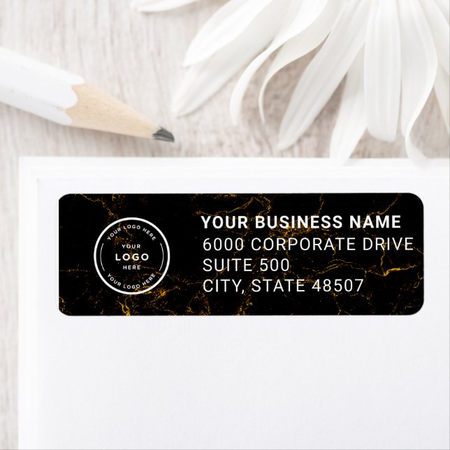 Elegant Custom Business Return Address Label (Insitu)