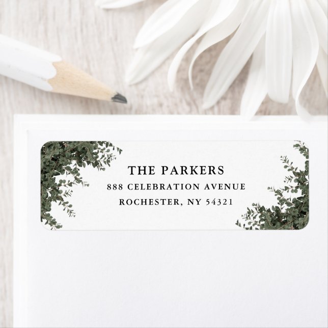 Elegant Custom Business Return Address Label (Insitu)