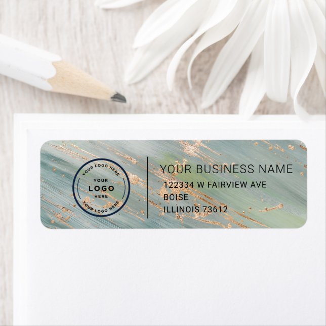 Elegant Custom Business Return Address Label (Insitu)