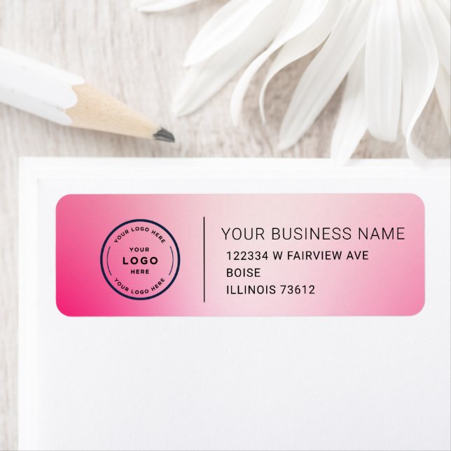 Elegant Custom Business Return Address Label (Insitu)
