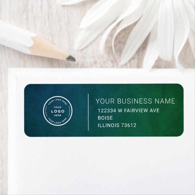 Elegant Custom Business Return Address Label (Insitu)