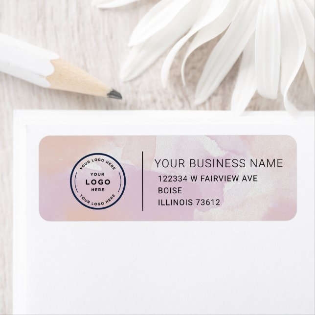 Elegant Custom Business Return Address Label (Insitu)