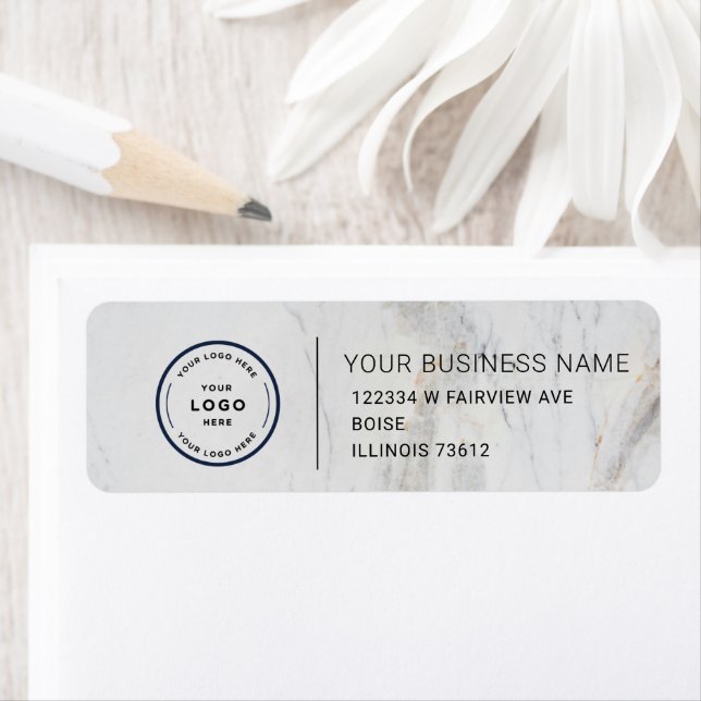 Elegant Custom Business Return Address Label (Insitu)