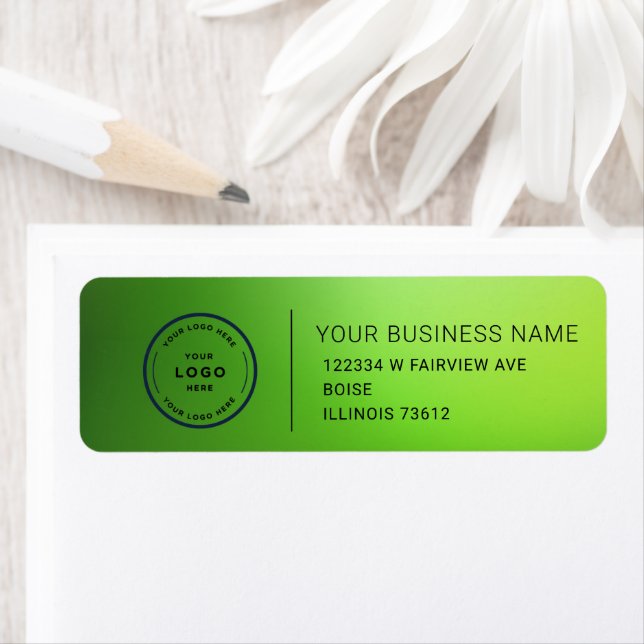 Elegant Custom Business Return Address Label (Insitu)