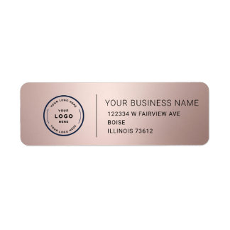 Elegant Custom Business Return Address Label