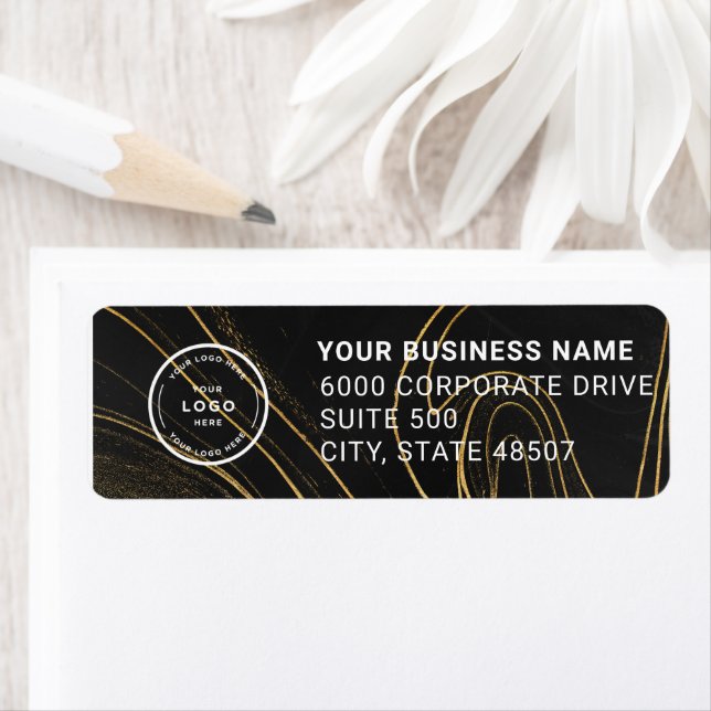 Elegant Custom Business Return Address Label (Insitu)