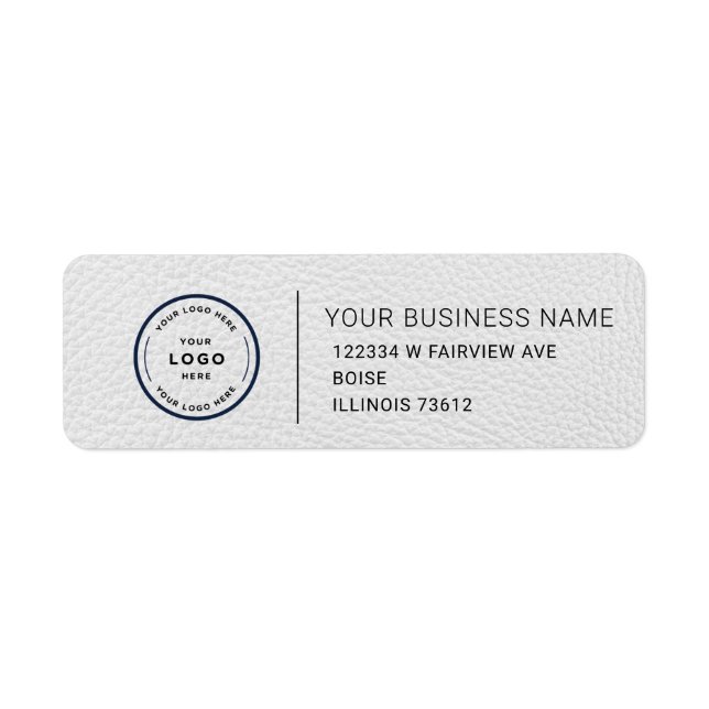 Elegant Custom Business Return Address Label (Front)