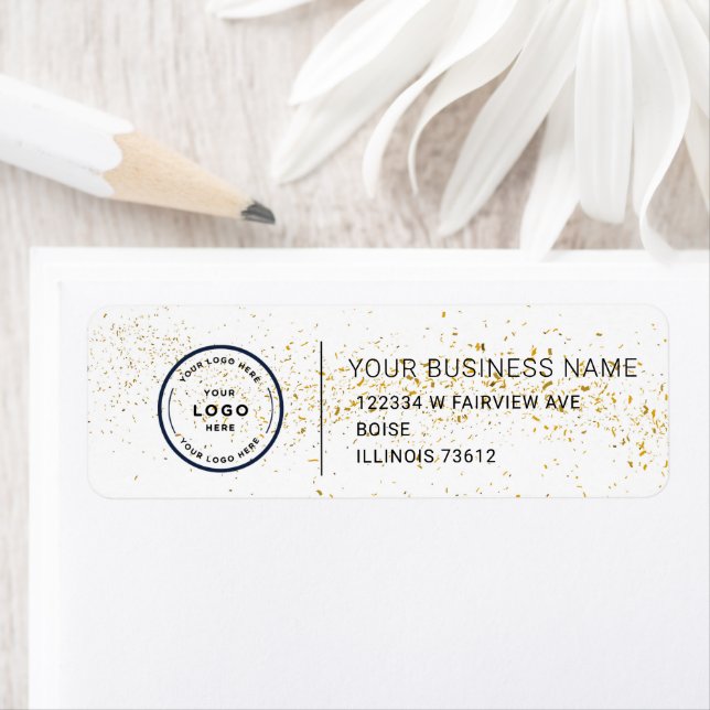Elegant Custom Business Return Address Label (Insitu)