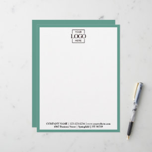 Elegant Custom Company Business Logo Branding Letterhead