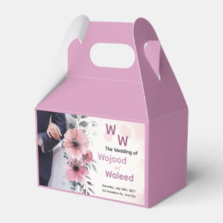 Elegant Custom Favor Box for Weddings & Parties