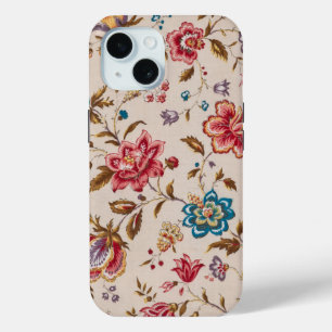 Elegant Custom Floral Photo iPhone 15 Case