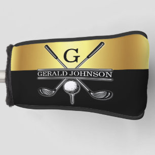 Elegant Custom Golf Monogram Head Cover