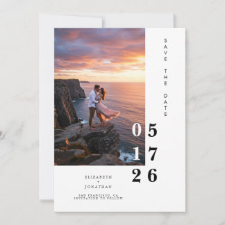 Elegant Custom Happy Classic Wedding Save The Date