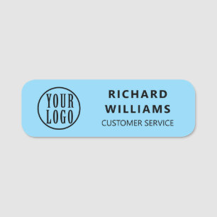 Elegant custom Logo Employee magnetic, safety pin Name Tag