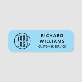Elegant custom Logo Employee magnetic, safety pin Name Tag