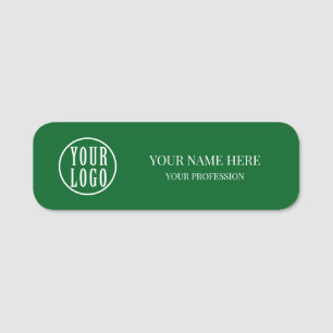 Elegant custom Logo Employee magnetic, safety pin Name Tag