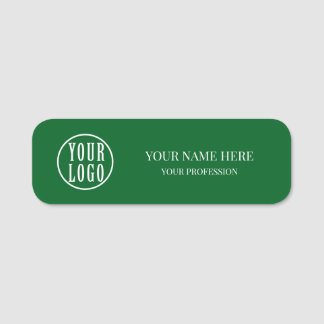Elegant custom Logo Employee magnetic, safety pin Name Tag