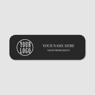 Elegant custom Logo Employee magnetic, safety pin Name Tag