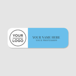 Elegant custom Logo Employee magnetic, safety pin Name Tag
