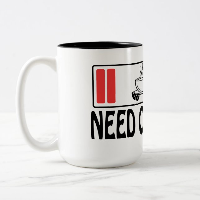 Elegant Custom Mug | Minimal Modern Design | Coffe (Left)