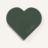 Elegant Custom Name Dark Green