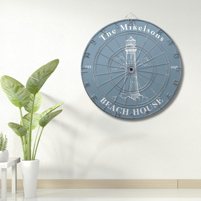 Elegant Custom Nautical Beach House Dartboard (Creator Uploaded)