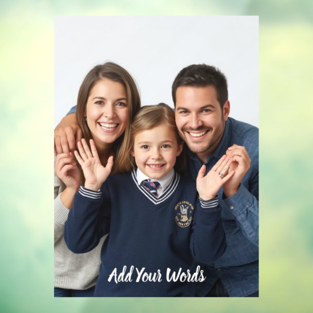 Elegant Custom Photo & Text Personalised  (Sheet 3)