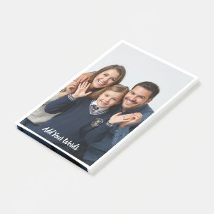 Elegant Custom Photo & Text Personalised  Post-it Notes