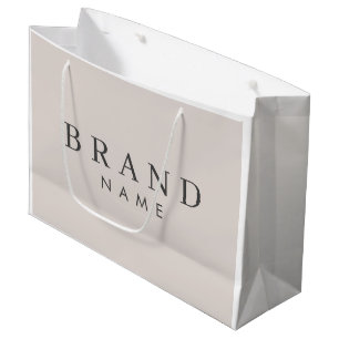 Elegant Custom Shopping Bag, Personalised Gift Bag