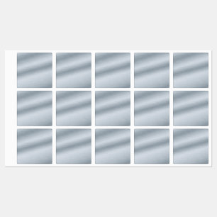 Elegant Custom Silver Faux Brushed Metal