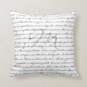 Elegant Custom Text Cushion