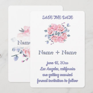 Elegant Custom Wedding Invitation 8