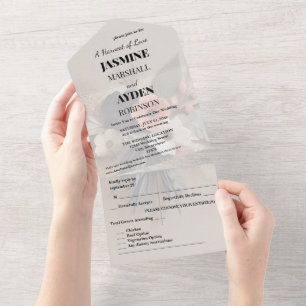 Elegant Custom Wedding Invitations