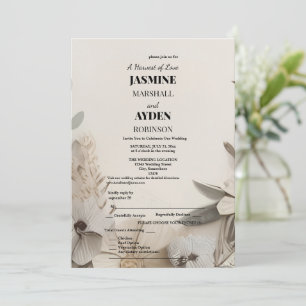 Elegant Custom Wedding Invitations 