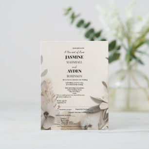 Elegant Custom Wedding Invitations