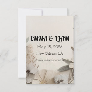 Elegant Custom Wedding Invitations