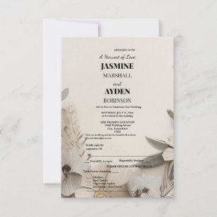 Elegant Custom Wedding Invitations